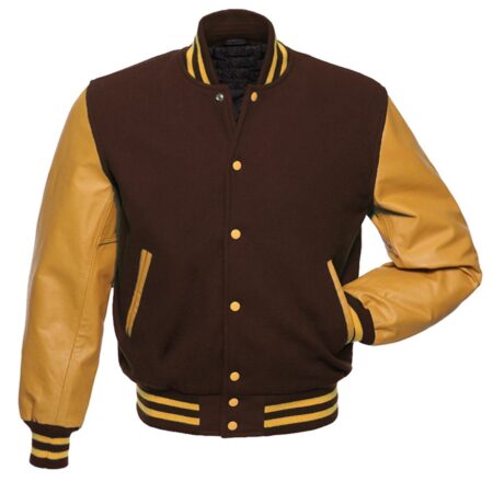 Gold Letterman Jacket