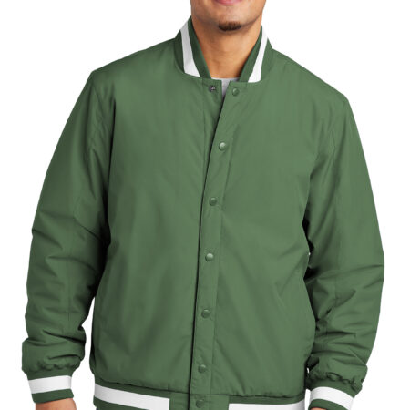 Forest Green Varsity Jacket