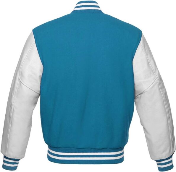 White And Blue Varsity Jacket