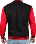 Black Red Letterman Jacket