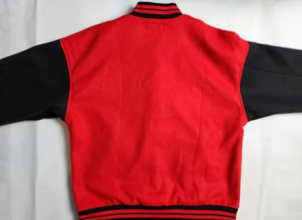 Dark Red Varsity Jacket