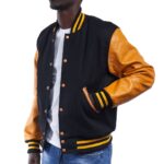 Gold And Black Varsity Jacket