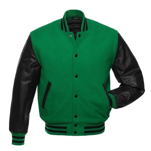Green And Black Varsity Jacket