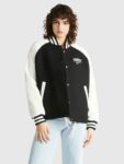 Letterman Jacket With Collar