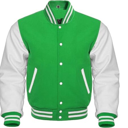 Lime Green Varsity Jacket