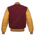 Maroon And Gold Varsity Jacket