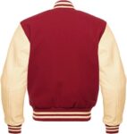 Maroon Gold Varsity Jacket