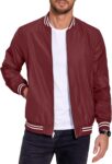 Maroon Varsity Bomber Jacket