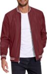Maroon Varsity Bomber Jacket
