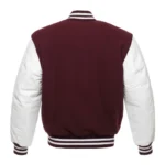 Maroon Varsity Jacket Outfit