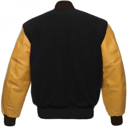 varsity jacket black and gold