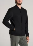 Mens Black Varsity Jacket