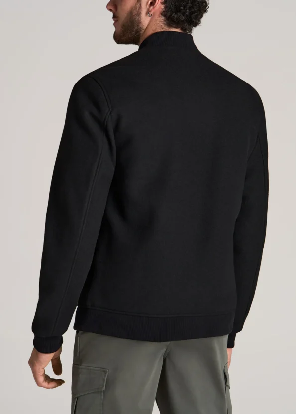Mens Black Varsity Jacket