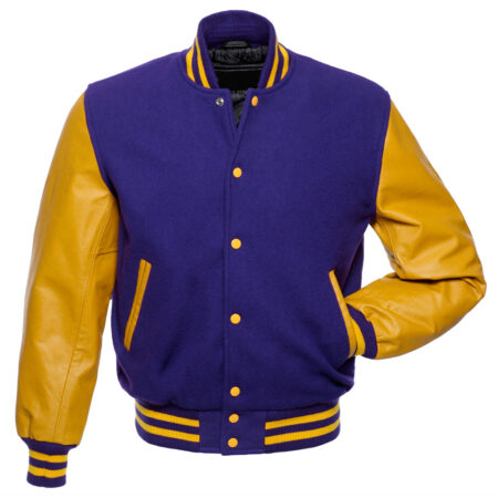 Purple And Gold varsity Jacket