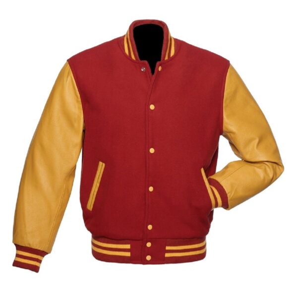 Red And Gold Varsity Jacket