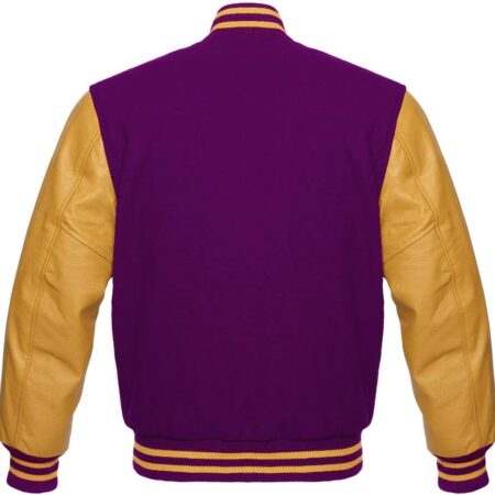 Varsity Jacket Purple And Gold