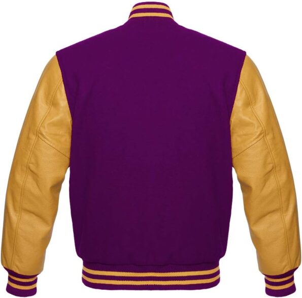 Varsity Jacket Purple And Gold