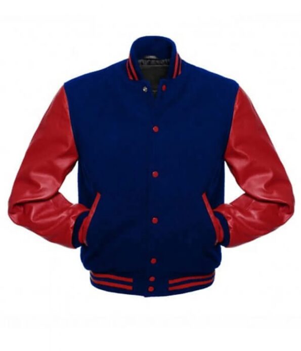 Red And Blue Varsity Jacket