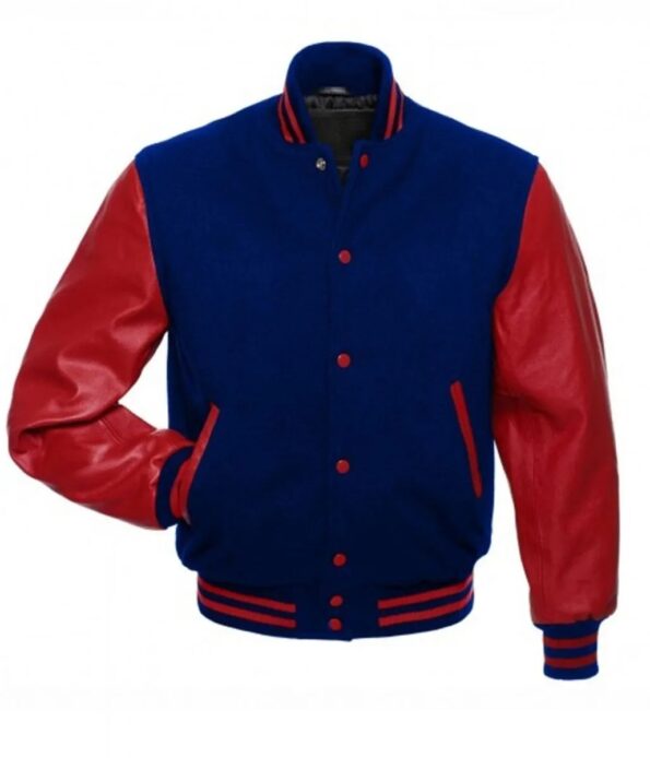 Red And Blue Varsity Jacket