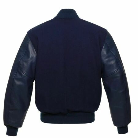 Navy Blue Varsity Jacket