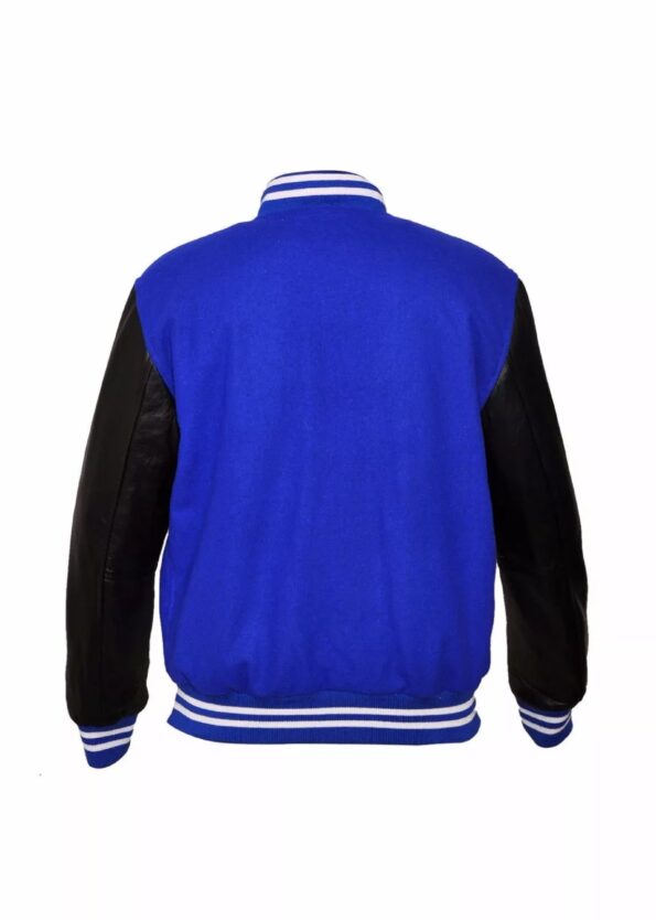 Varsity Jacket Black And Blue