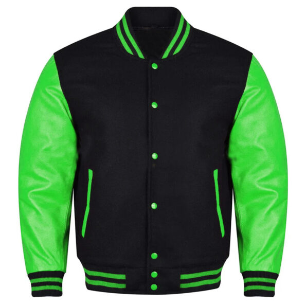 Varsity Jacket Black And Green