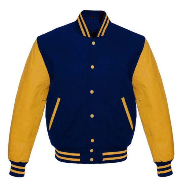 Varsity Jacket Blue And Yellow