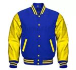 Blue And Yellow Varsity Jacket