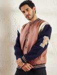 Fugazee Mandarin Collar Varsity Jacket