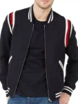 Godzilla Eminem Black Varsity Jacket