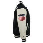 Homestead Grays Vintage Black White Wool & Leather Varsity Jacket