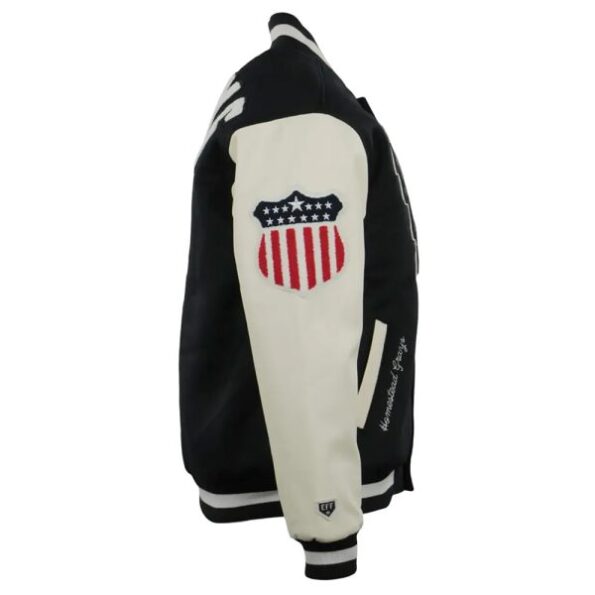 Homestead Grays Vintage Black/White Wool & Leather Varsity Jacket