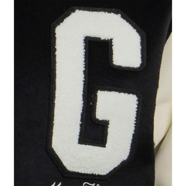 Homestead Grays Vintage Black/White Wool & Leather Varsity Jacket