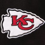 Kansas City Chiefs Tommy Hilfiger Heritage Full-Snap Balck & Tan Varsity Jacket