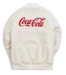 Kith x Coca-Cola x Golden Bear White Varsity Jacket 2