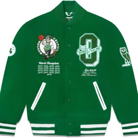 OVO x NBA Celtics Varsity Jacket