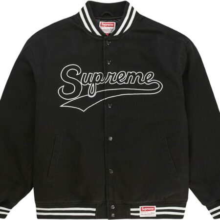 Supreme X Mitchell & Ness Doughboy Twill Varsity Jacket