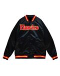 NBA Atlanta Hawks Navy Satin Jacket