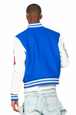 eisen royal blue/white varsity jacket eisen royal blue/white varsity jacket