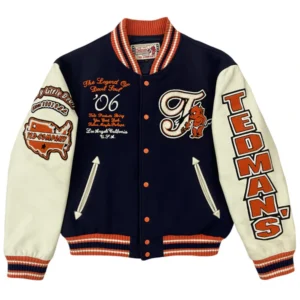 Tedmans Blue Varsity Jacket