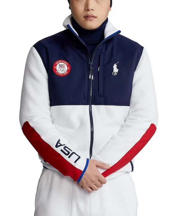 2022-Olympics-Ceremony-Team-USA-Navy-Blue-and-White-Jacket.webp 2022 Olympics Ceremony Team USA Navy Blue and White Jacket