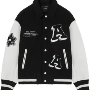 Axel Arigato Illusion Varsity Jacket Black Bomber