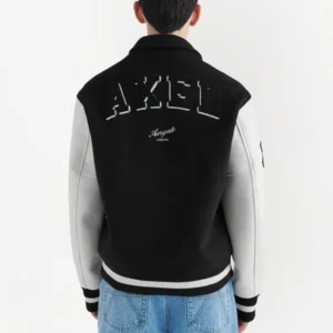 Axel Arigato Illusion Varsity Jacket Black Bomber