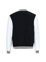 Cotton Blend Casual Varsity Jacket Cotton Blend Casual Varsity Jacket