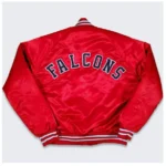 80’s Atlanta Falcons Red Bomber Satin Jacket 80’s Atlanta Falcons Red Bomber Satin Jacket