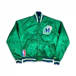 80s Dallas Mavericks Green Jacket