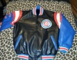 80s Vintage Chicago Cubs Leather Baseball Jacket 80s Vintage Chicago Cubs Leather Baseball Jacket