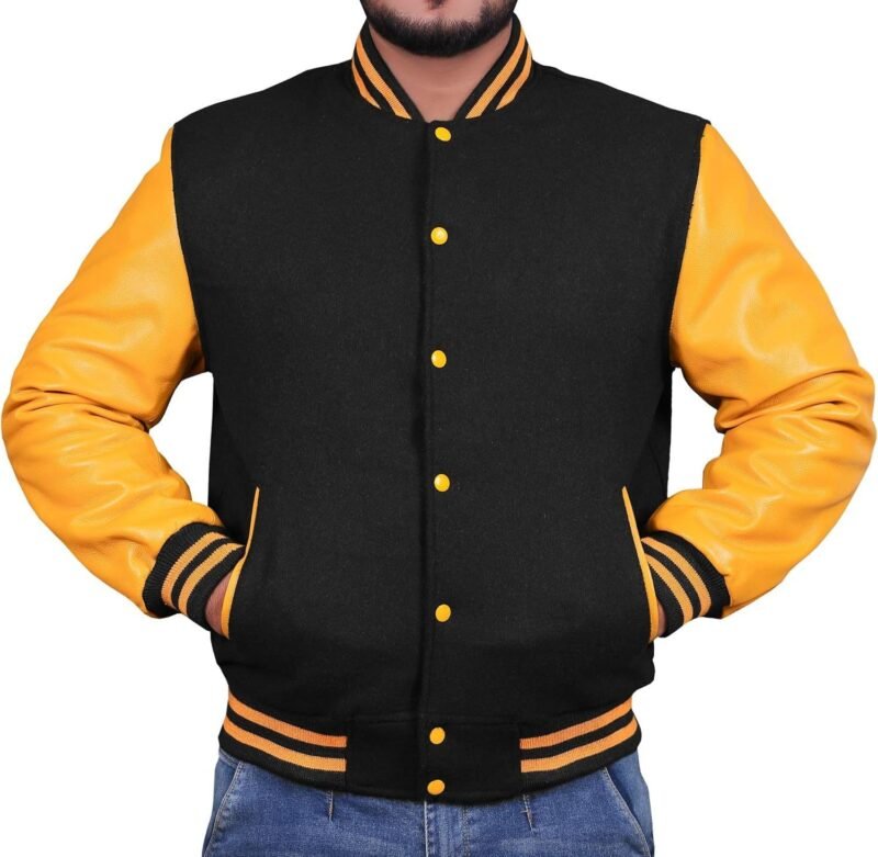 Black Gold Varsity Jacket