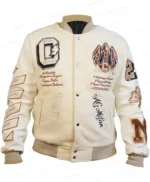 Ac Milan Off-white Varsity Jacket