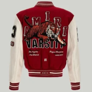 AMIRI Red Letterman Jacket